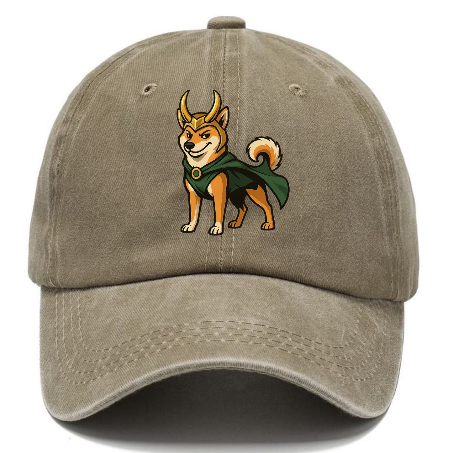 Shiba Inu Loki - Classic Cap - Warm Sand(Khaki)