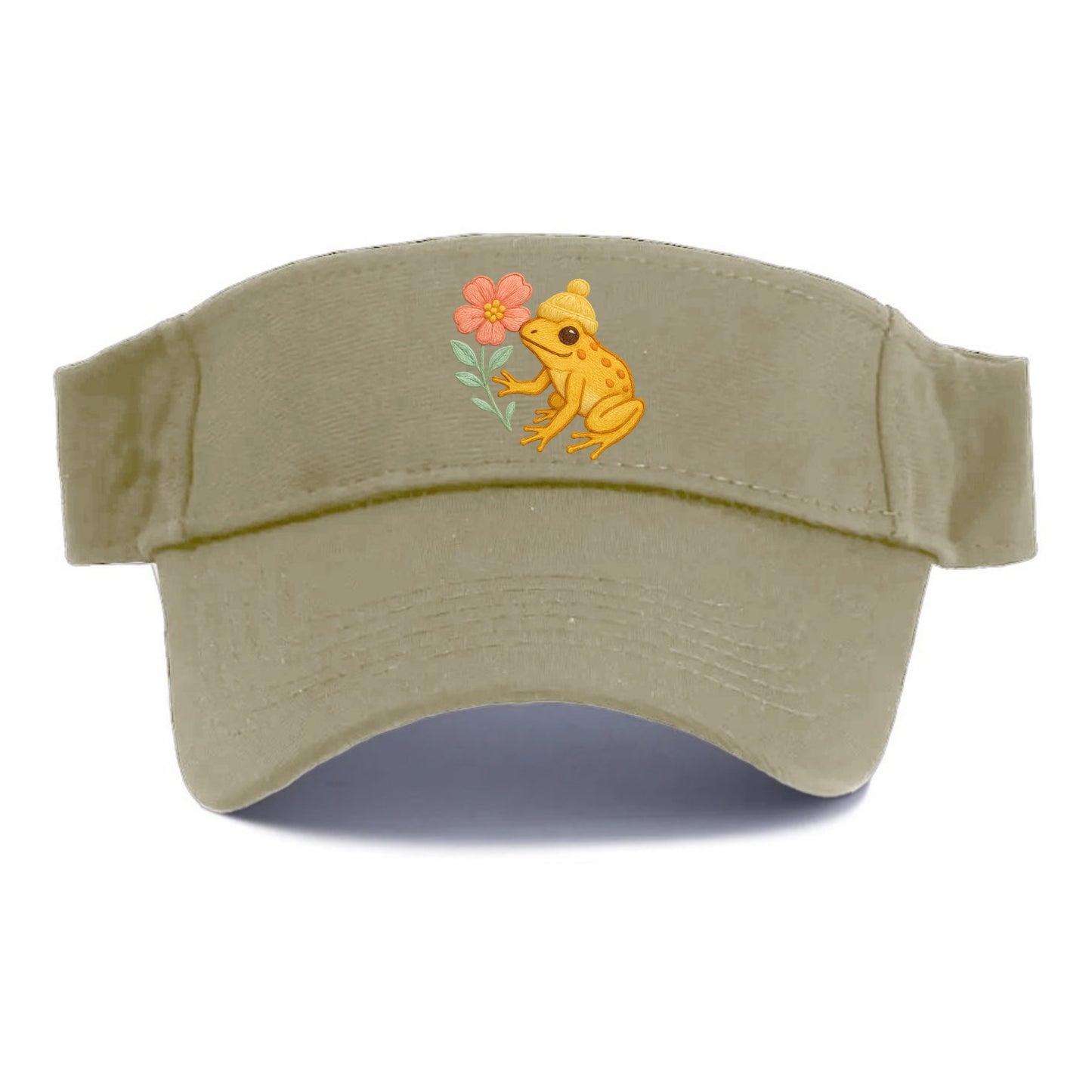 Yellow Dart Frog - Visor - Warm Sand(Khaki)