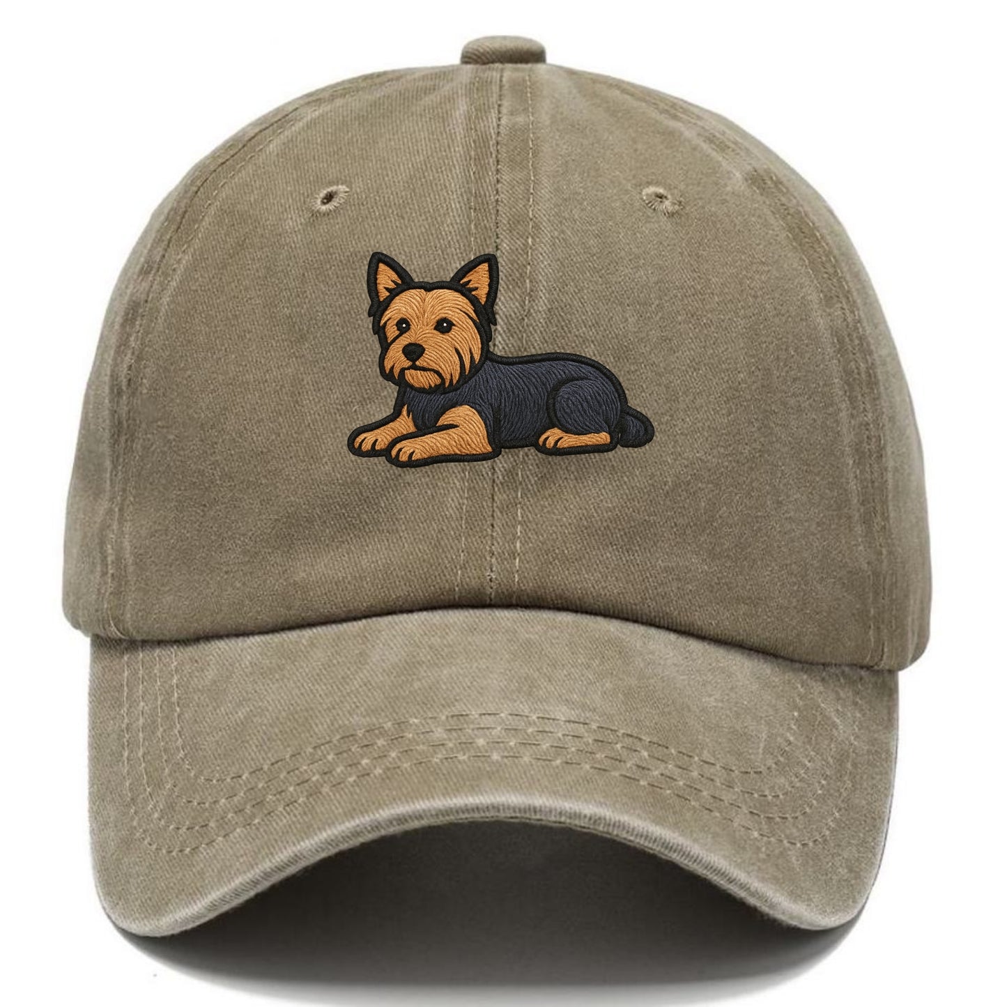 Yorkshire Terrier - Blue and tan relaxed Classic Cap - Warm Sand(Khaki)