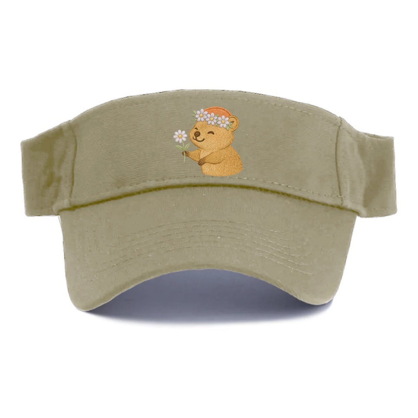 Quokka Daisy Chain - Visor - Warm Sand(Khaki)