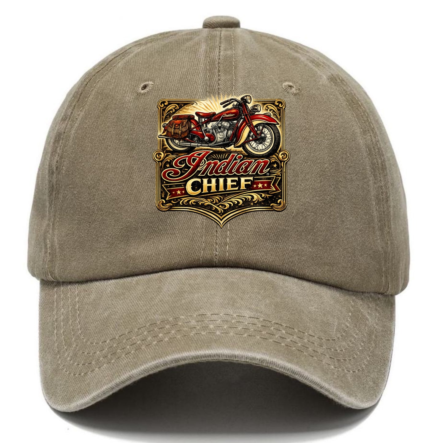 Classic Indian Chief - Classic Cap - Warm Sand(Khaki)