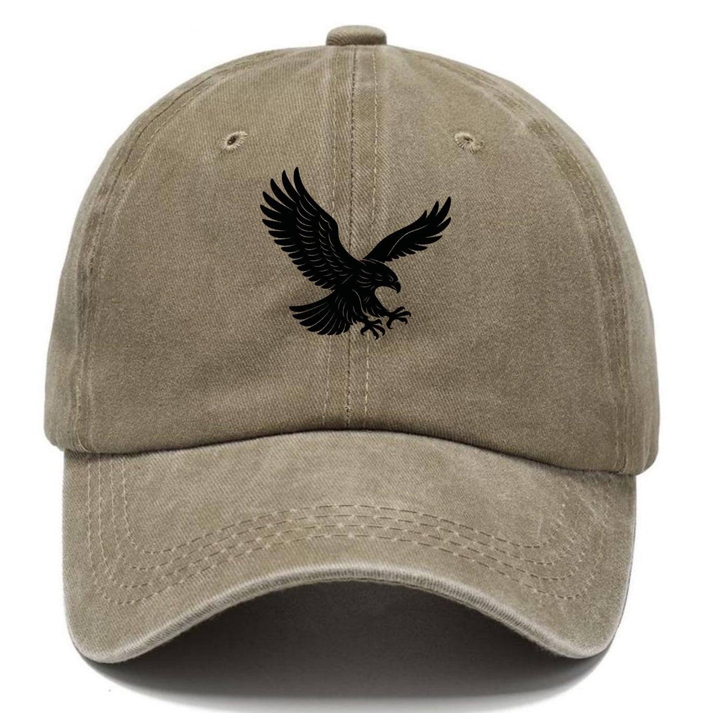 Eagle soaring with wings spread - Classic Cap - Warm Sand(Khaki)