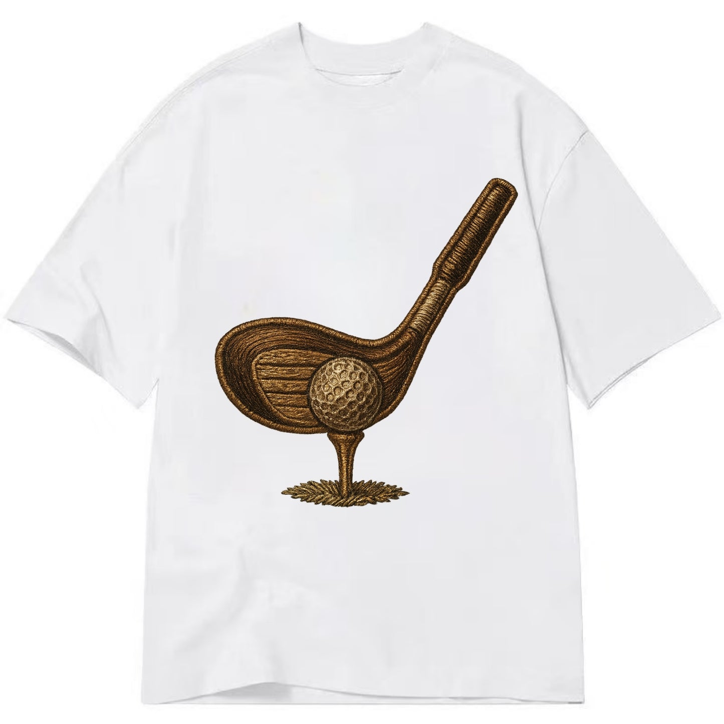Golf Club and Ball - Classic T-shirt - White