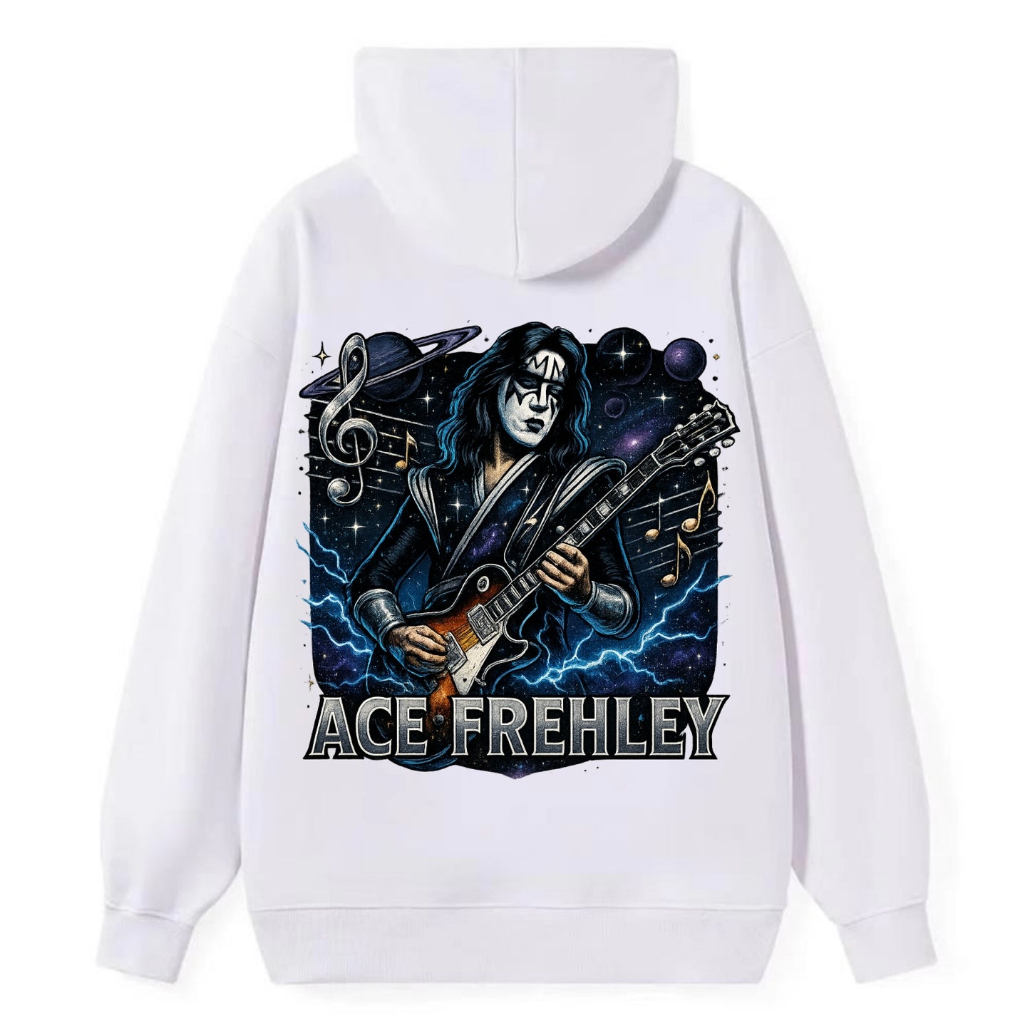 Ace Musical Cosmos - Classic Pullover Hoodie - White