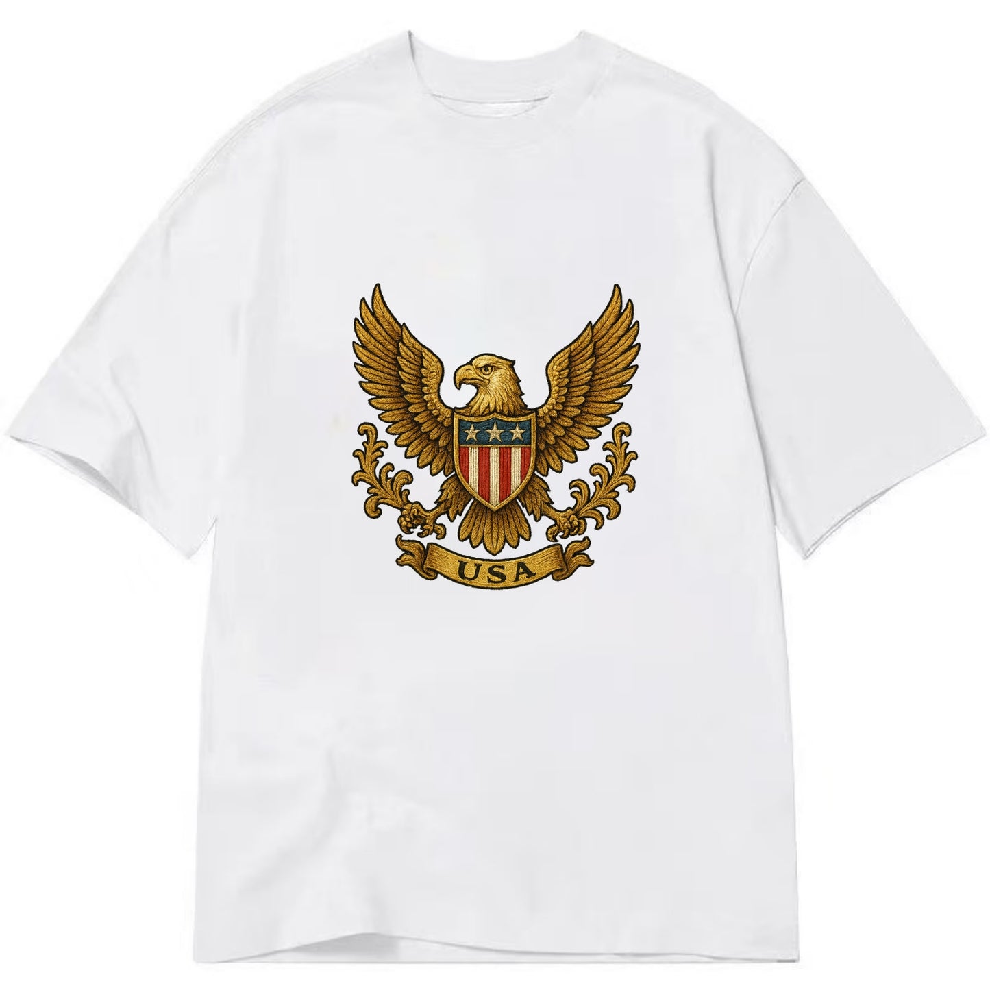 Usa Heritage Eagle 3 - Classic T-shirt - White