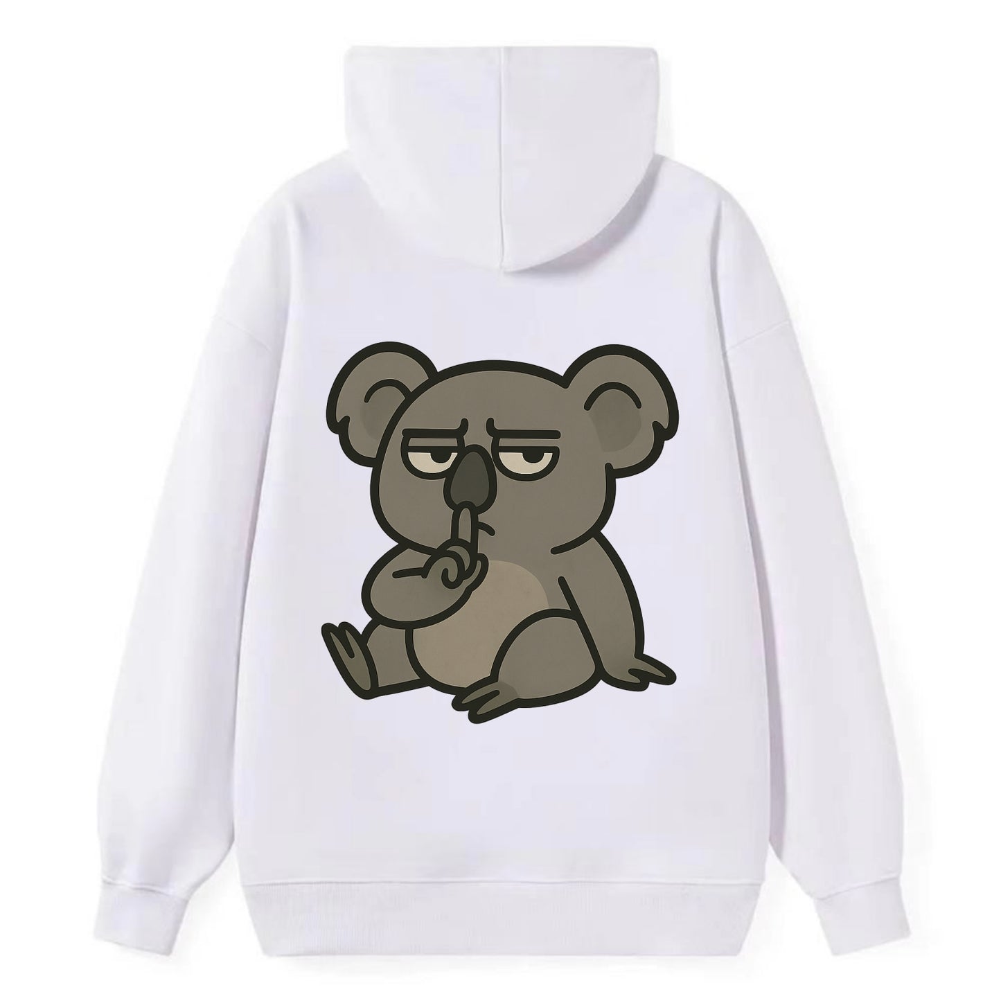 The Koala Judging - Classic Pullover Hoodie - White