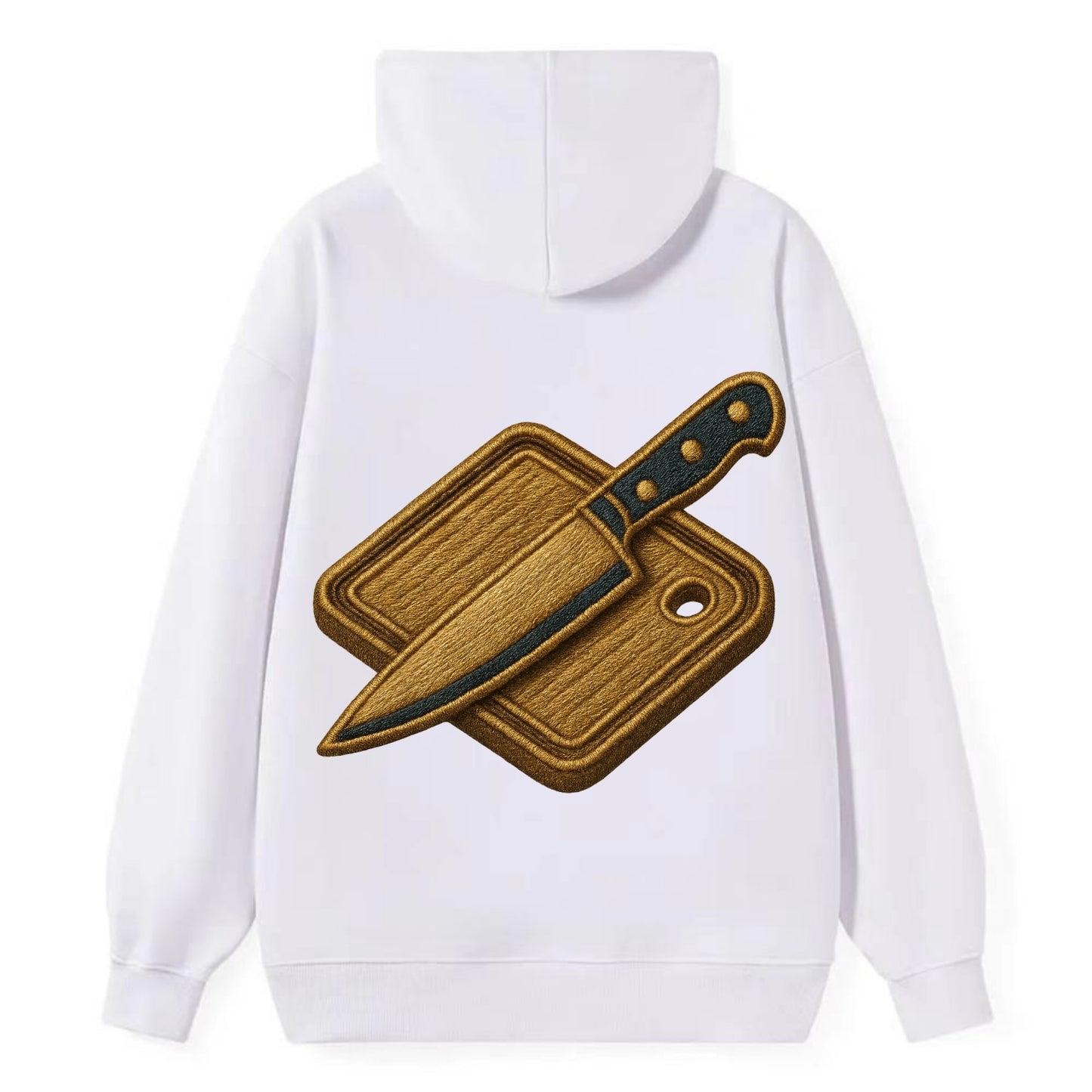 Chef knife with cutting board - culinary enthusiast - Classic Pullover Hoodie - White