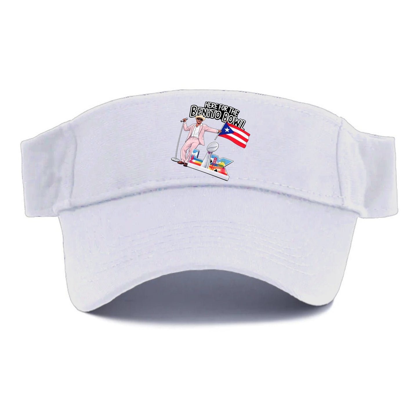 Here For The Bento Bowl - Visor - White
