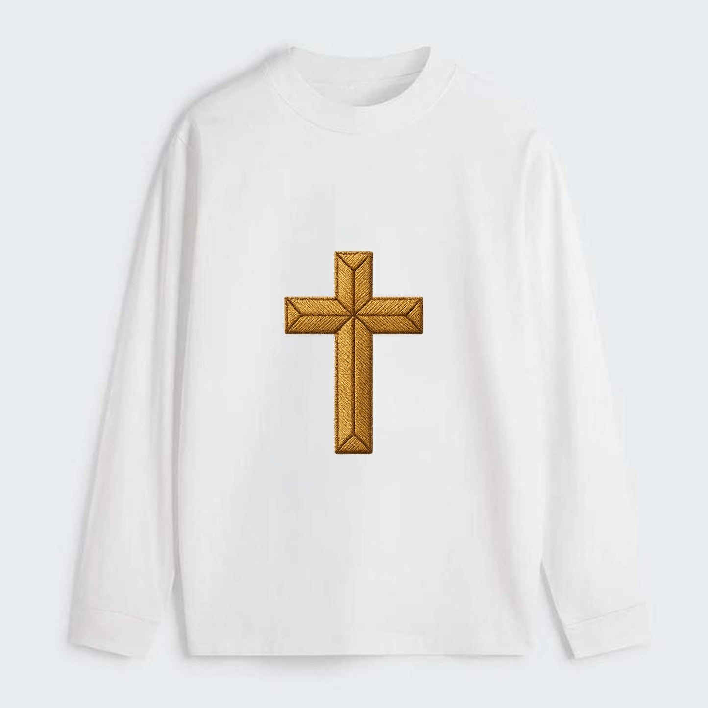 Rock Cross - Classic Long Sleeve Shirt - White