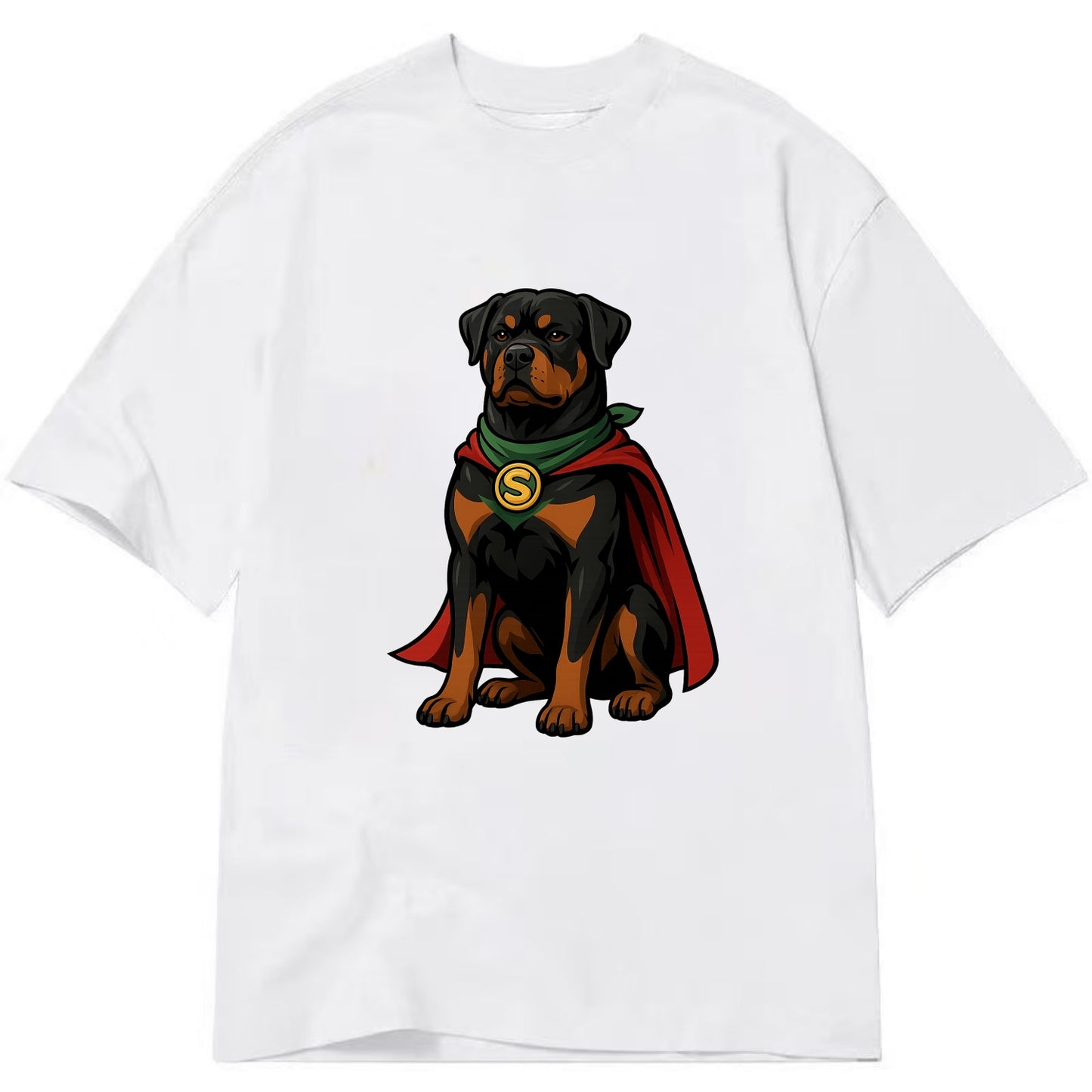 Rottweiler Strong Hero - Classic T-shirt - White