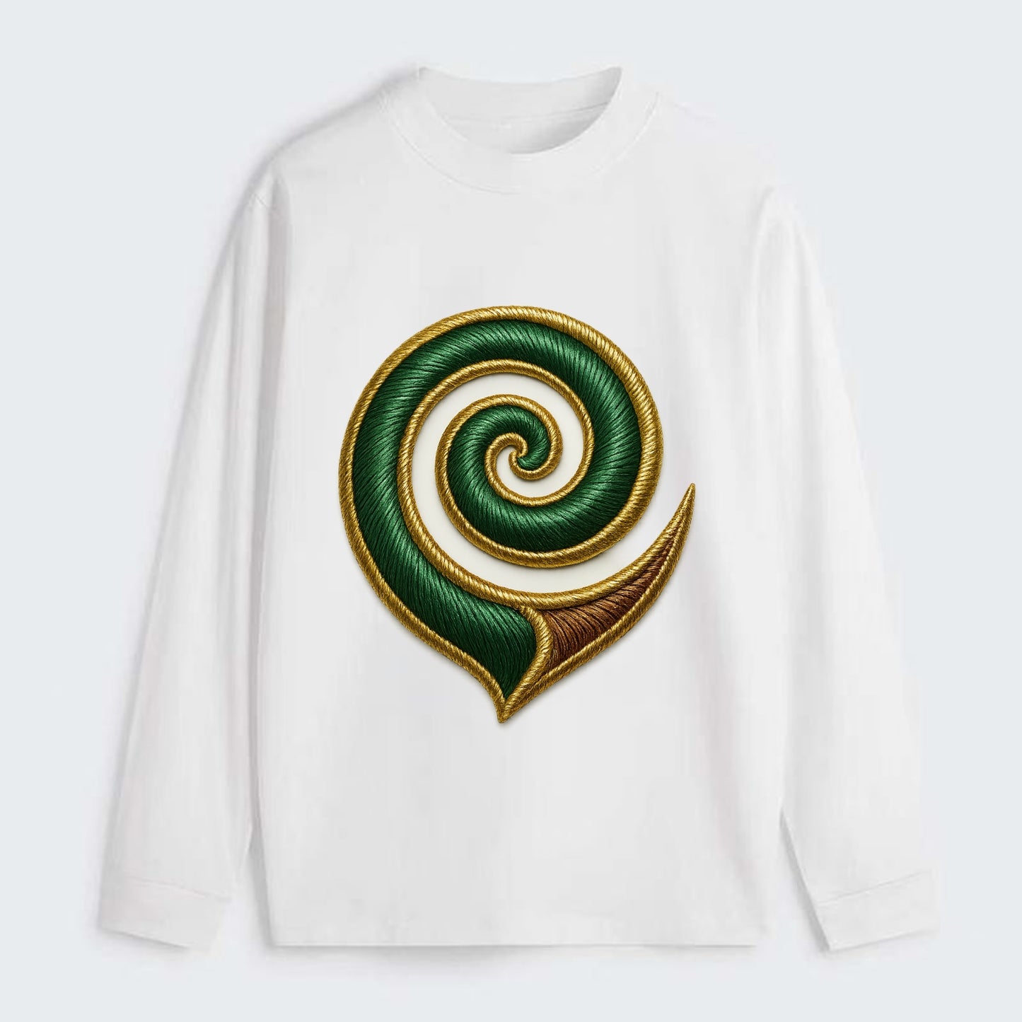 Maori Koru - Classic Long Sleeve Shirt - White