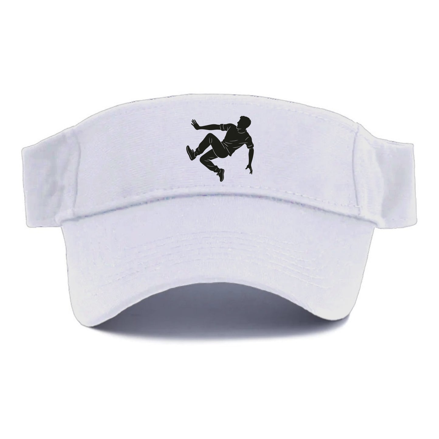 Parkour athlete wall run - Visor - White