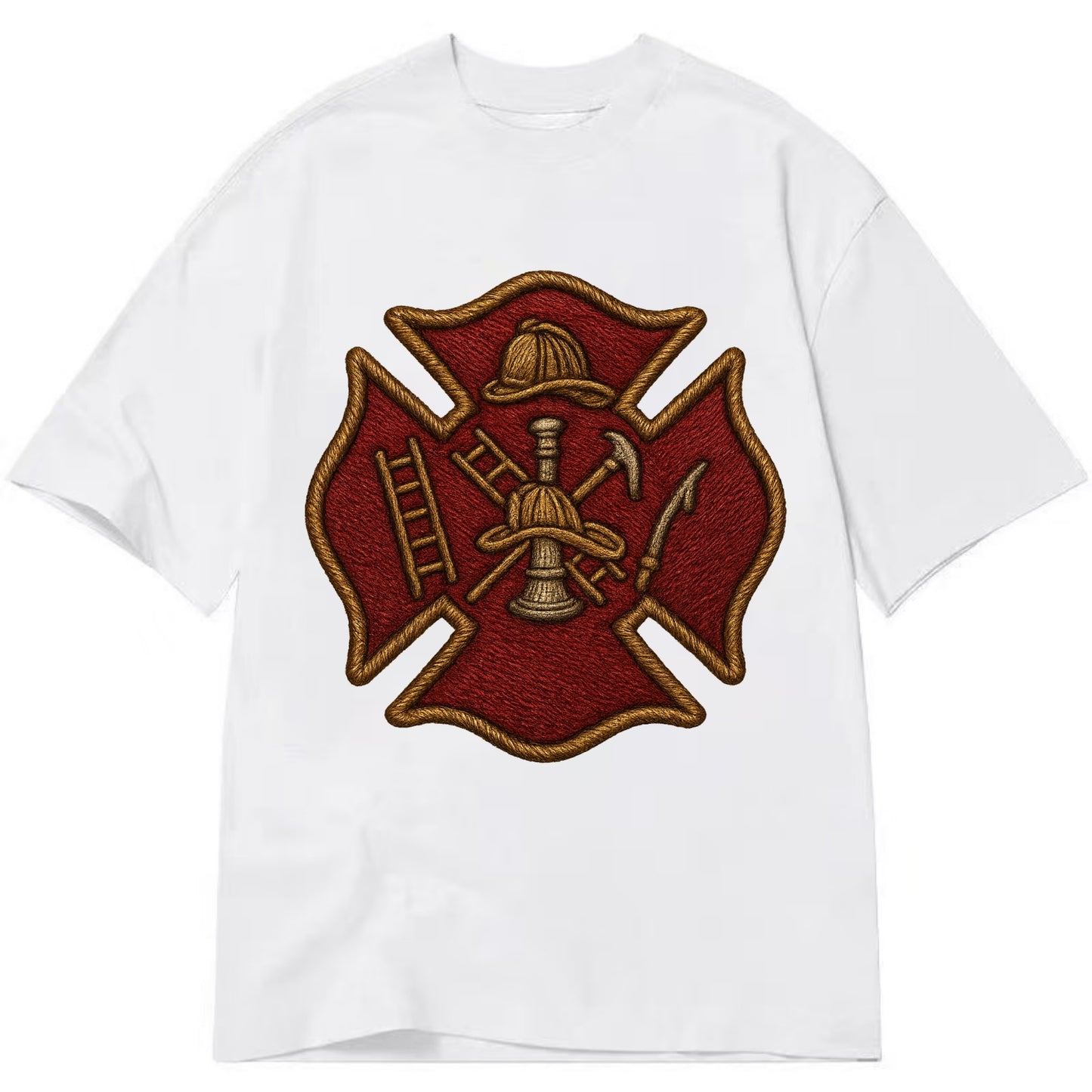 Maltese Cross - Classic T-shirt - White