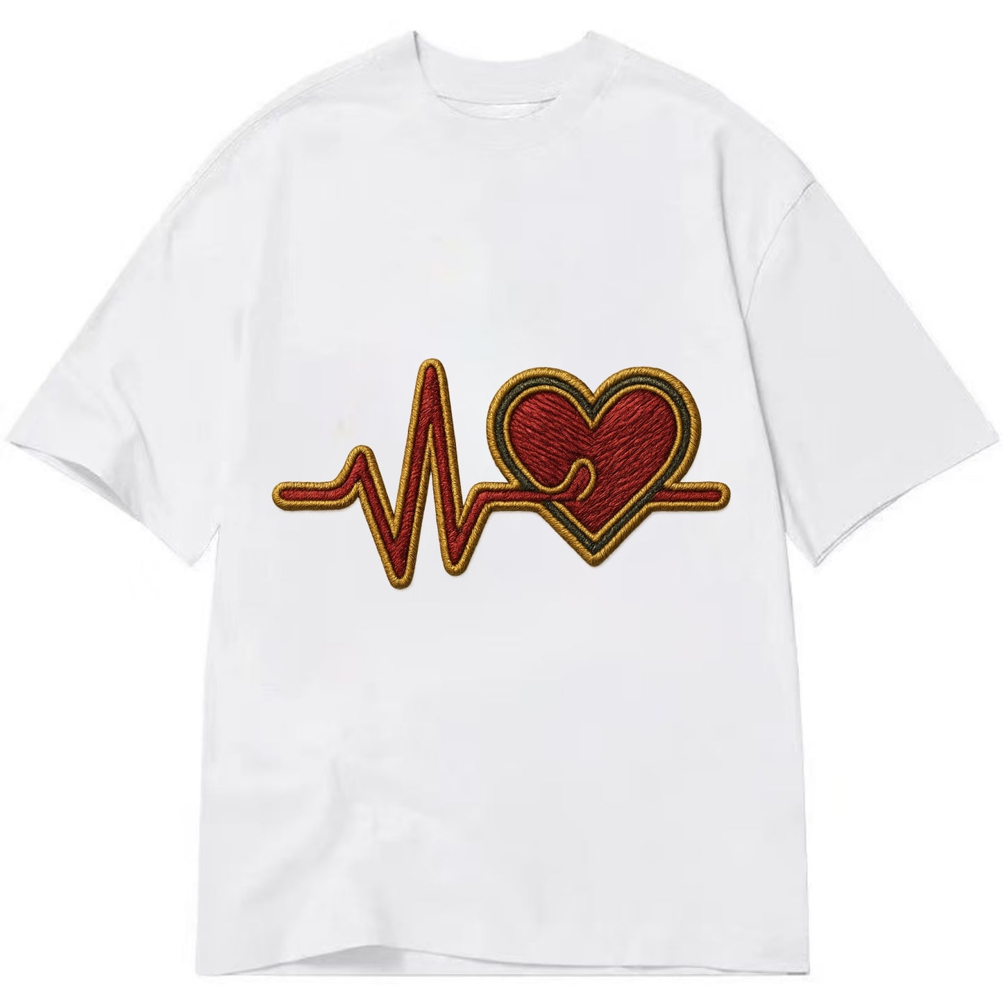 Heartbeat Line - Classic T-shirt - White