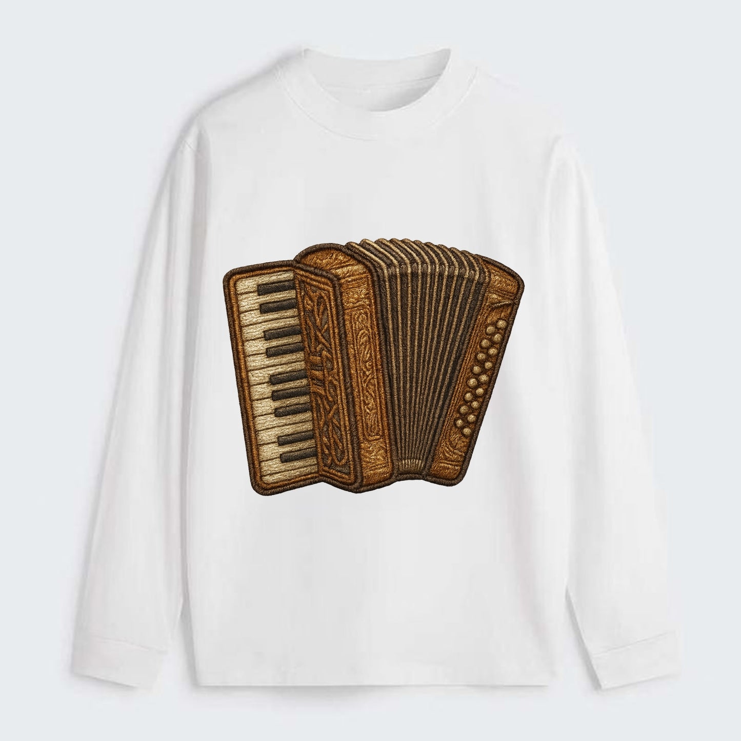 Accordion - Classic Long Sleeve Shirt - White