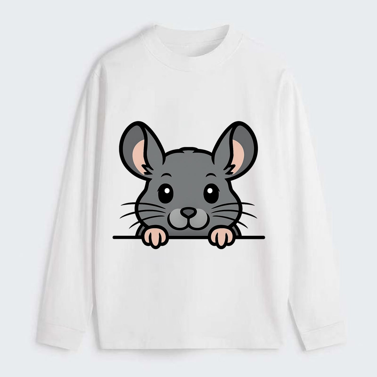Chinchilla - Classic Long Sleeve Shirt - White