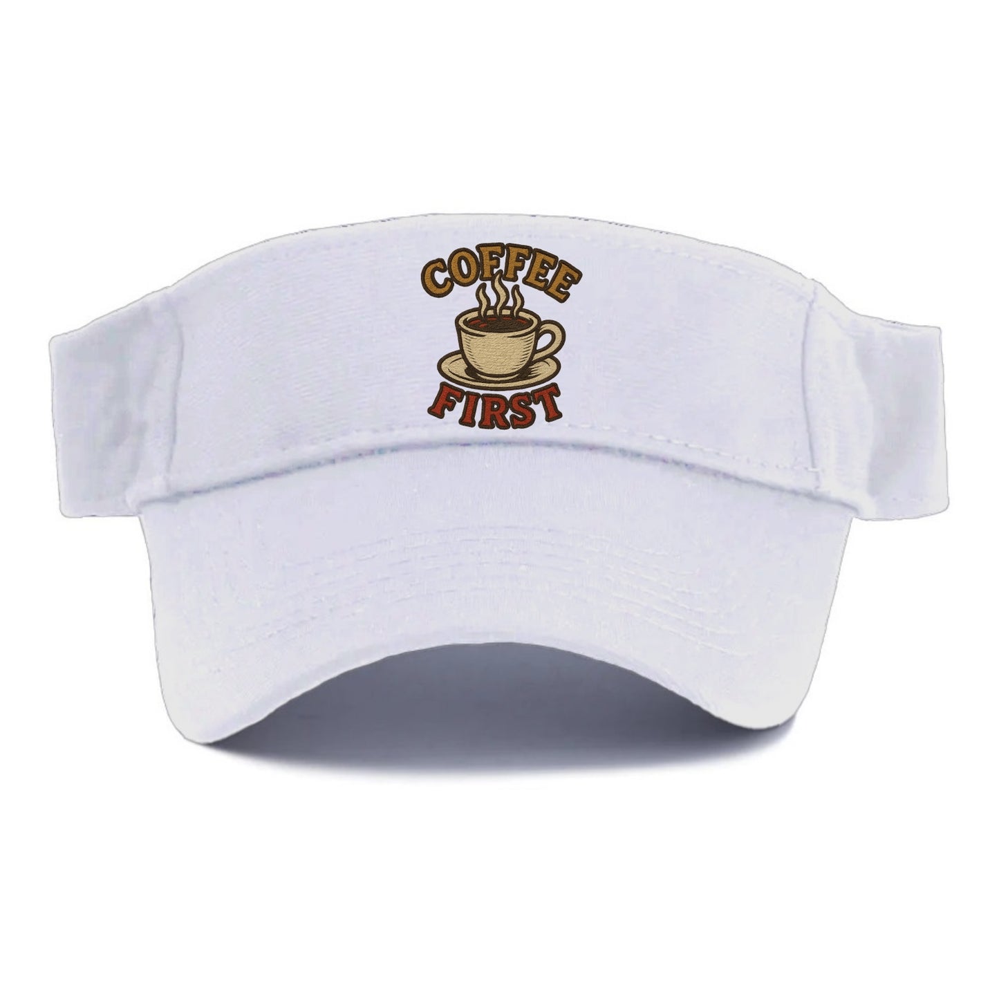 Coffee First - Visor - White