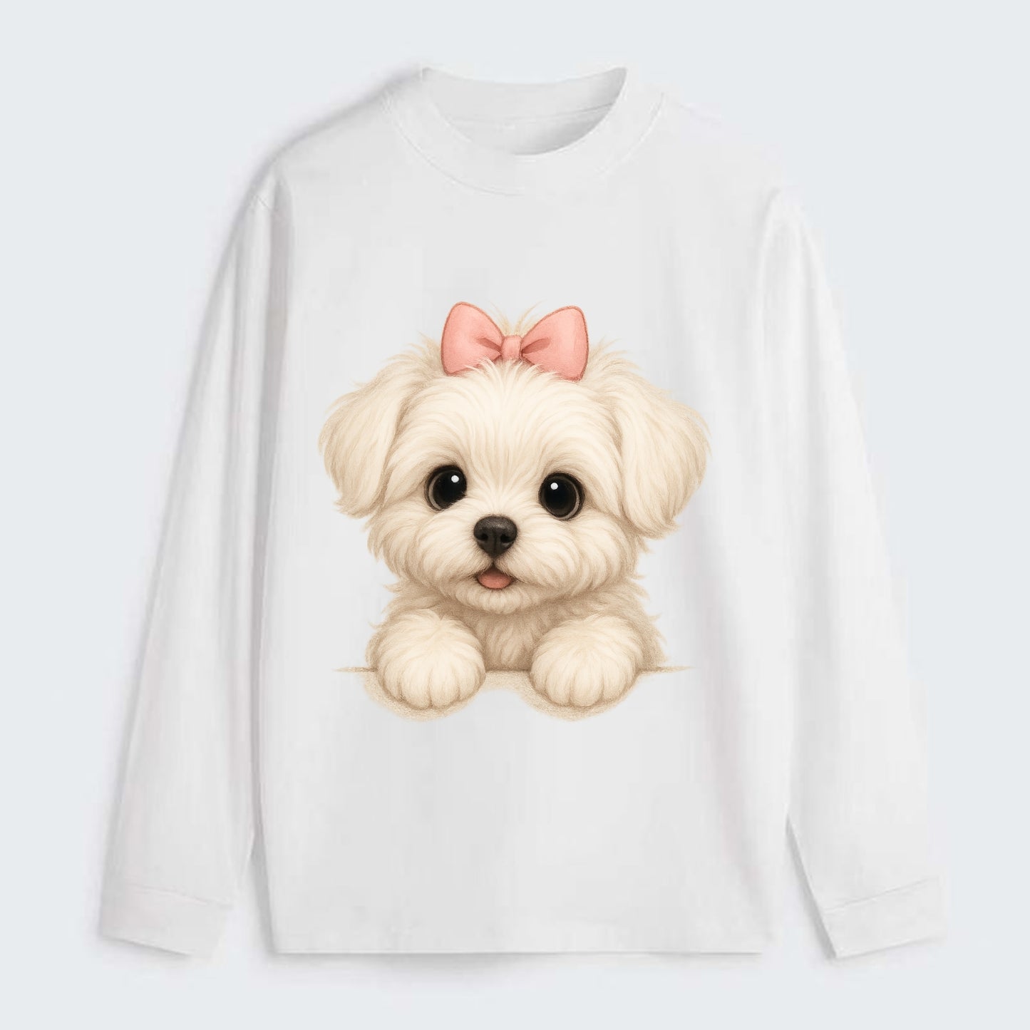 Maltese - Classic Long Sleeve Shirt - White