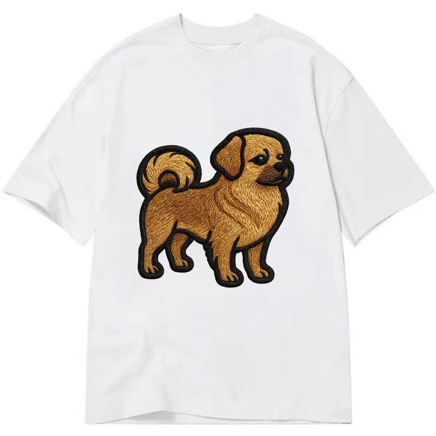 Tibetan Spaniel - Modern Tibetan breed d - Classic T-shirt - White