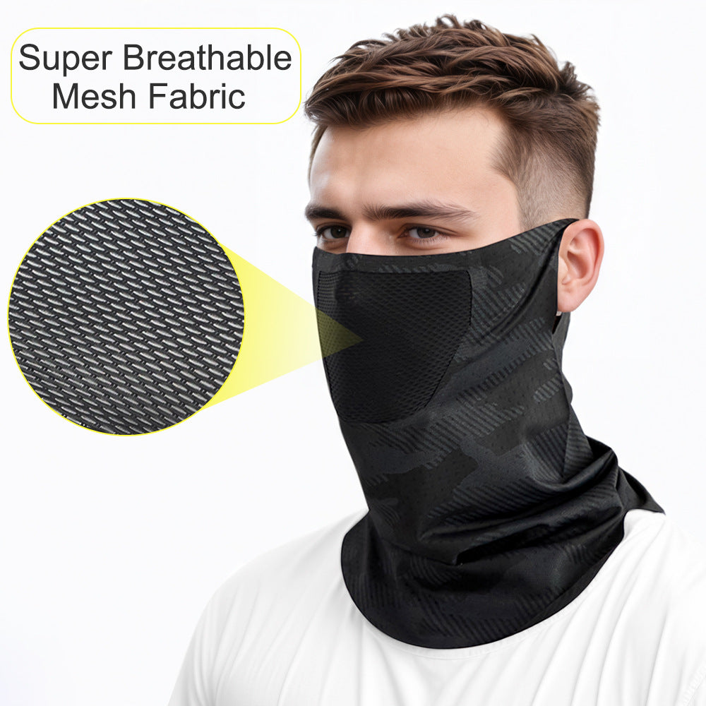 Ice Silk Cooling Face Mask for Sports Additional Image 10