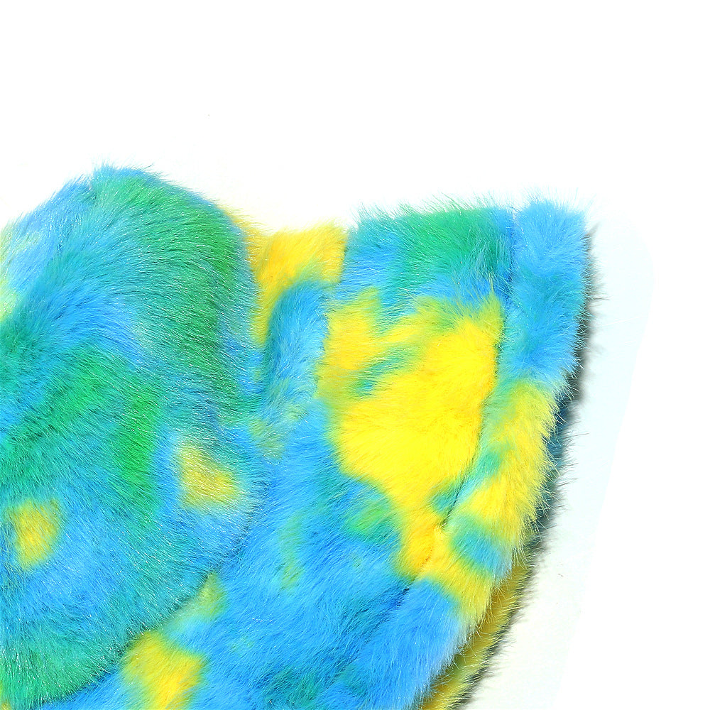 Tie-Dye Fur Fisherman Hat - Warm Ear Protection Additional Image 10