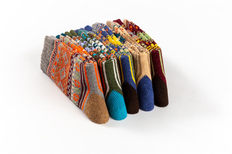 Cozy Rabbit Wool Blend Men's Mid-Tube Socks Additional Image 10