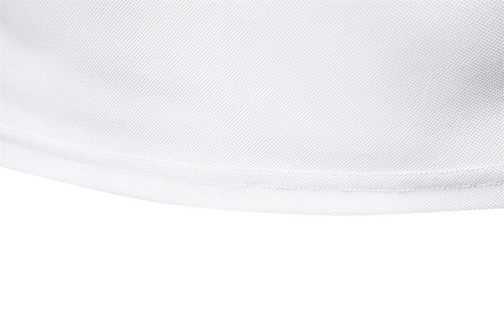 Men's Fawn Embroidered V-Neck Polo Shirt Additional Image 10