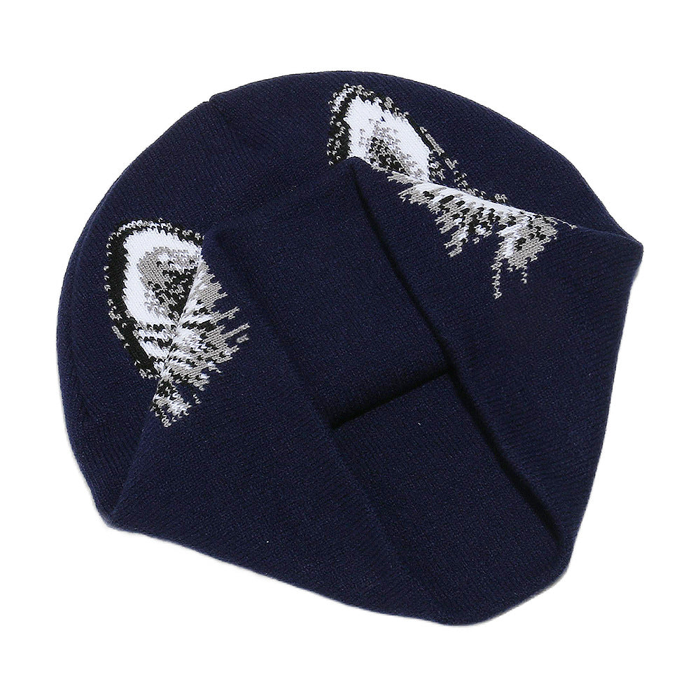 Wolf Knit Beanie: Cozy Fall & Winter Animal Hat Additional Image 10