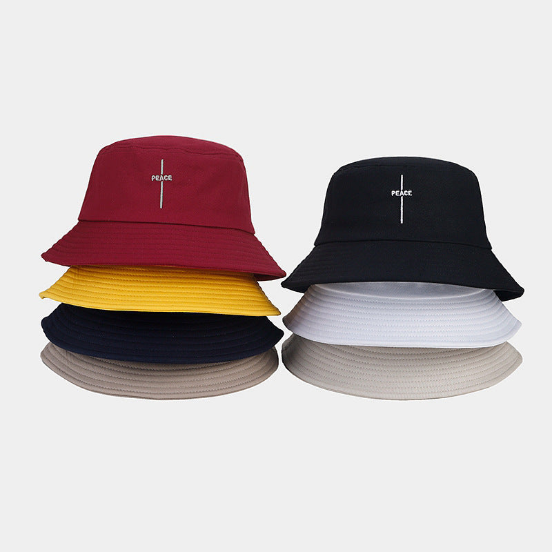 Retro Peace Embroidered Fisherman Hat Additional Image 10