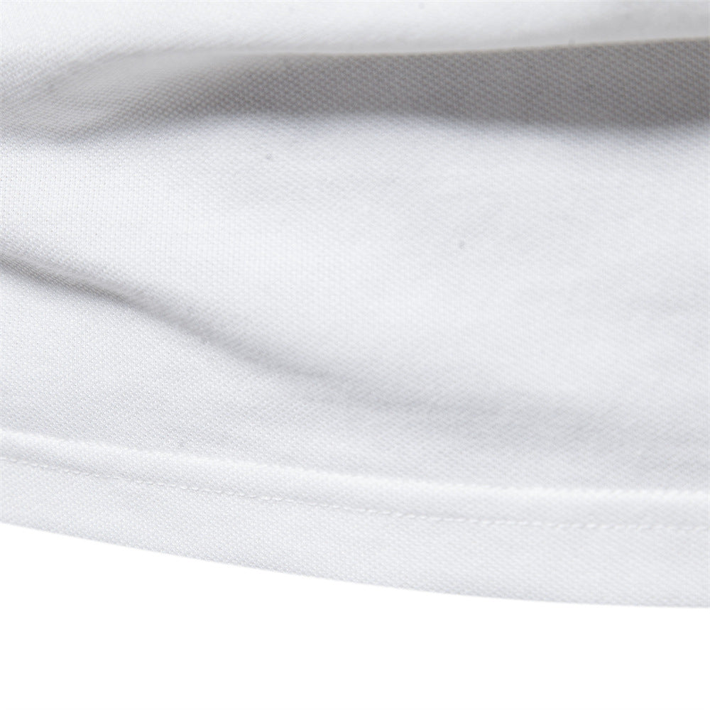 Men's Cotton Deer Embroidered Polo Shirt - Classic Fit Additional Image 10