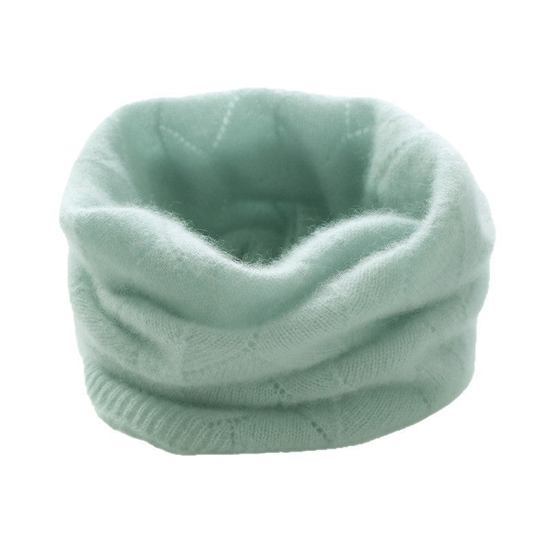 100% Pure Cashmere Knit Neck Warmer Snood Additional Image 10