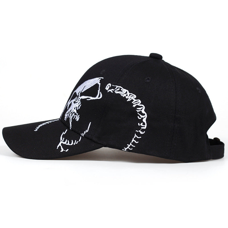 Premium Skull Embroidered Baseball Cap | Unisex Streetwear Collection Additional Image 2