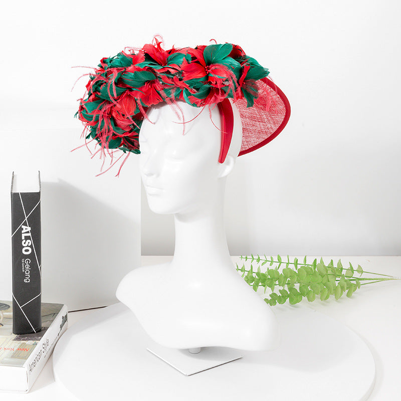 Stylish Red Vintage Philippines Hat for Parties Additional Image 3
