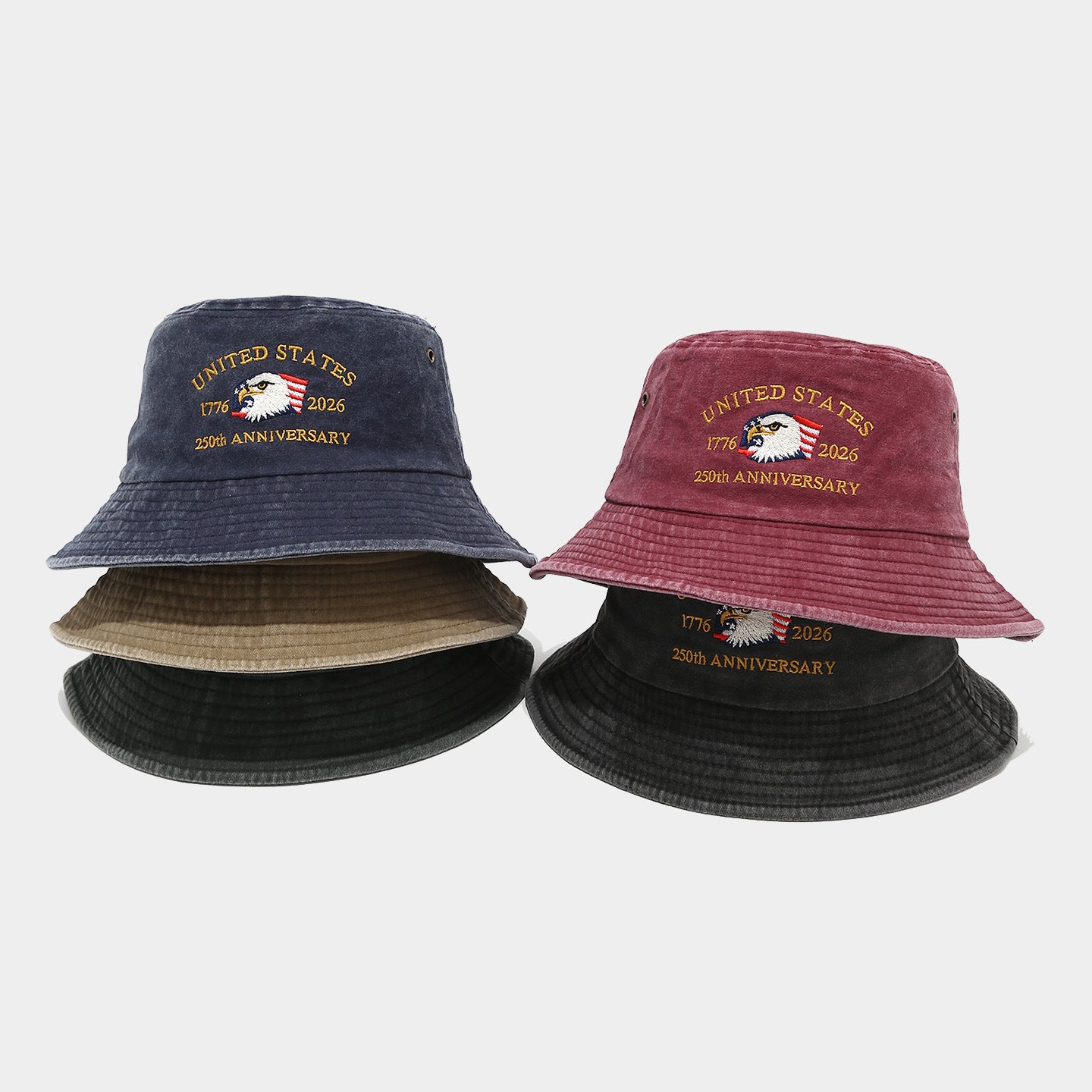 USMC 250th Anniversary Washed Cotton Fisherman Hat Additional Image 4