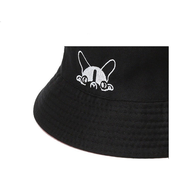 Reversible Bucket Hat with Cute Dog Pattern - Unisex Sun Protection Hat Additional Image 5