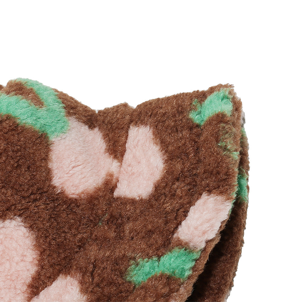 Cute Carrot Print Lambswool Fisherman Hat Additional Image 5