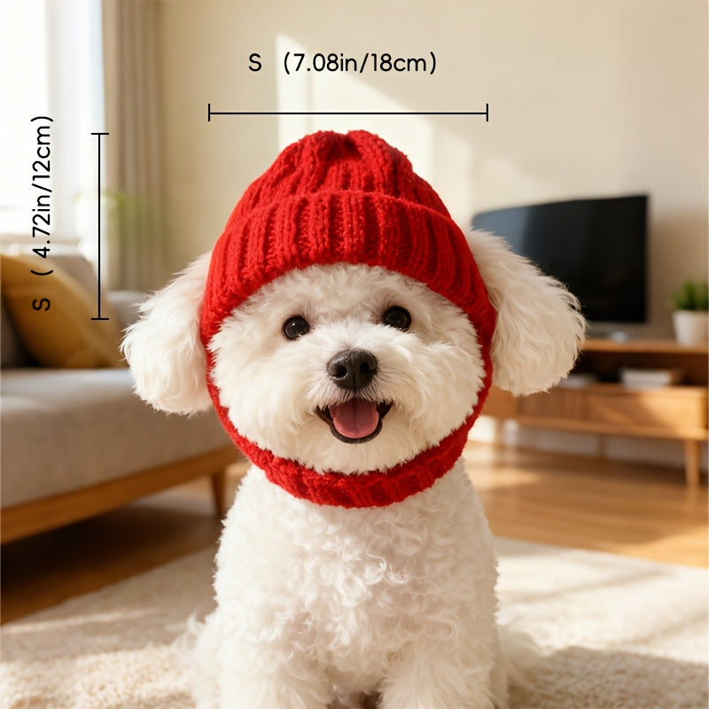 French Bulldog Knit Hat: Cozy Halloween & Winter Warmth Additional Image 5