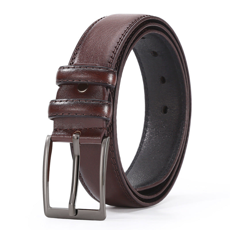 Classic Leather Business Belt for Men - Adjustable Fit Additional Image 8