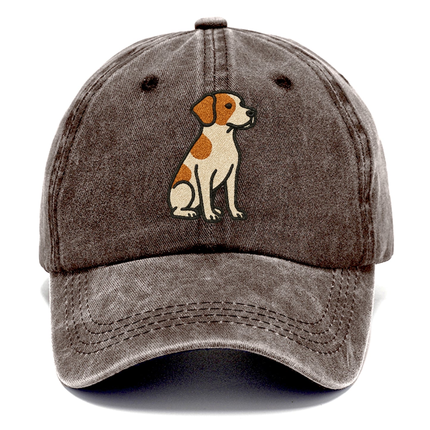 Brittany Spaniel Orange And White Design Hat