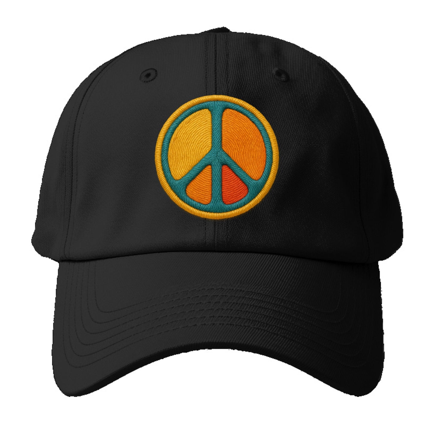 golden peace embroidered Hat