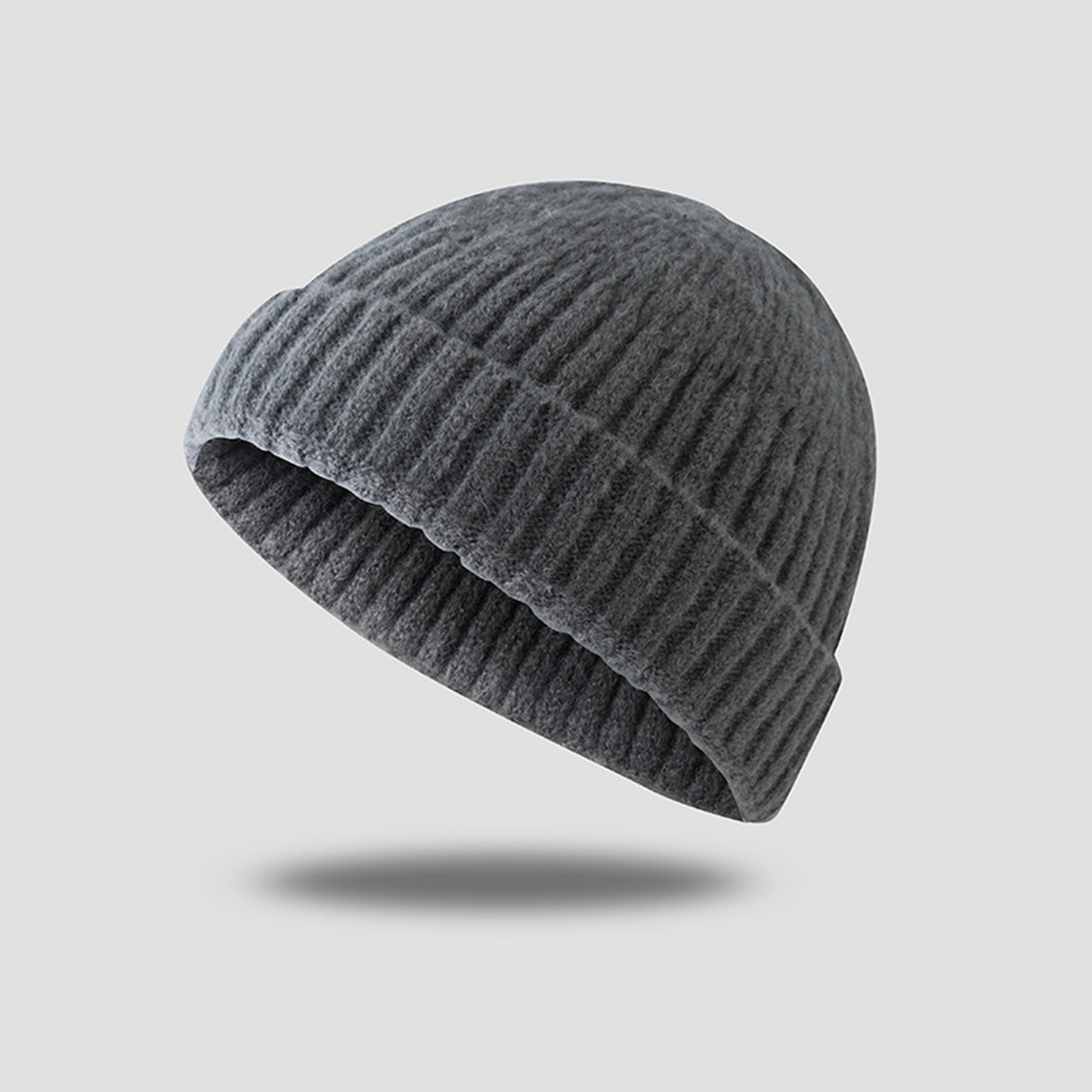 Cozy Knit Beanie - Versatile Polyester Blend, Multiple Colors