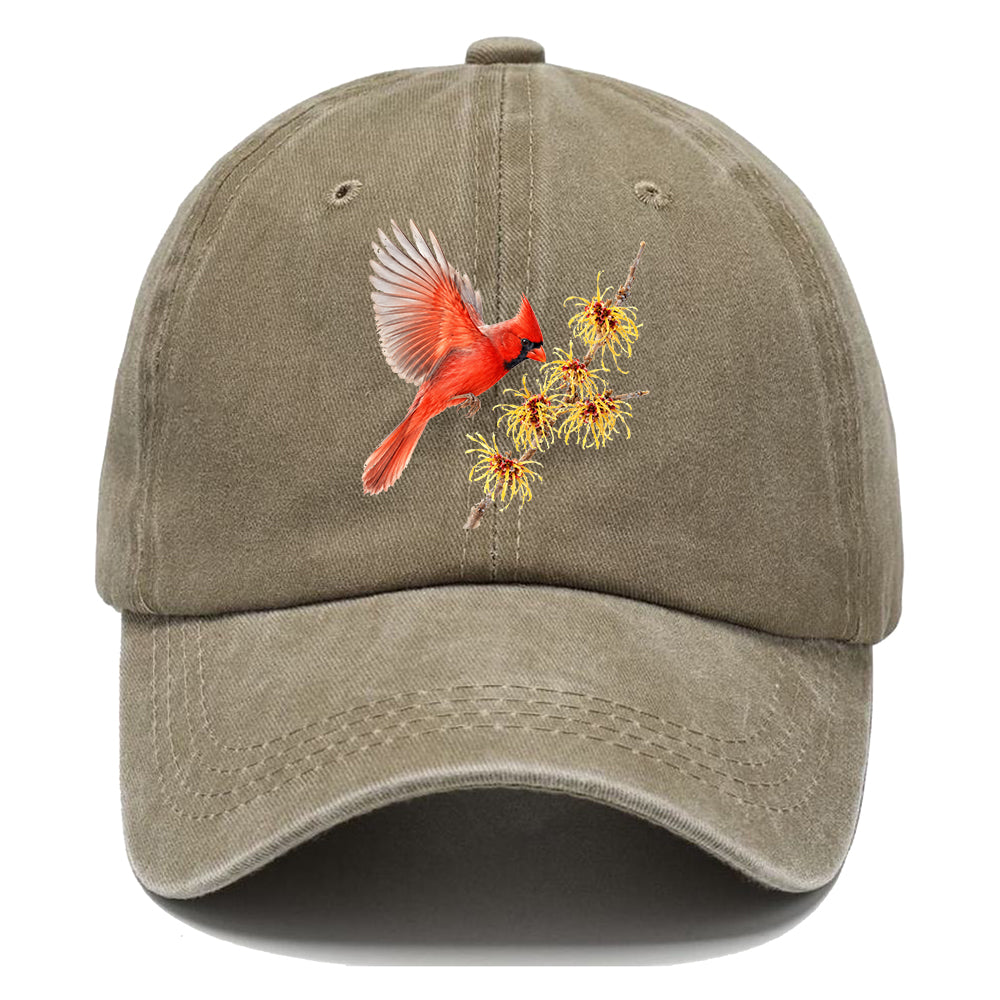 Red Cardinal Bloom Classic Cap