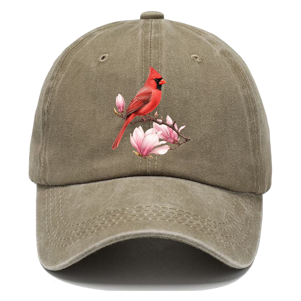 Cardinal Magnolia Branch Classic Cap