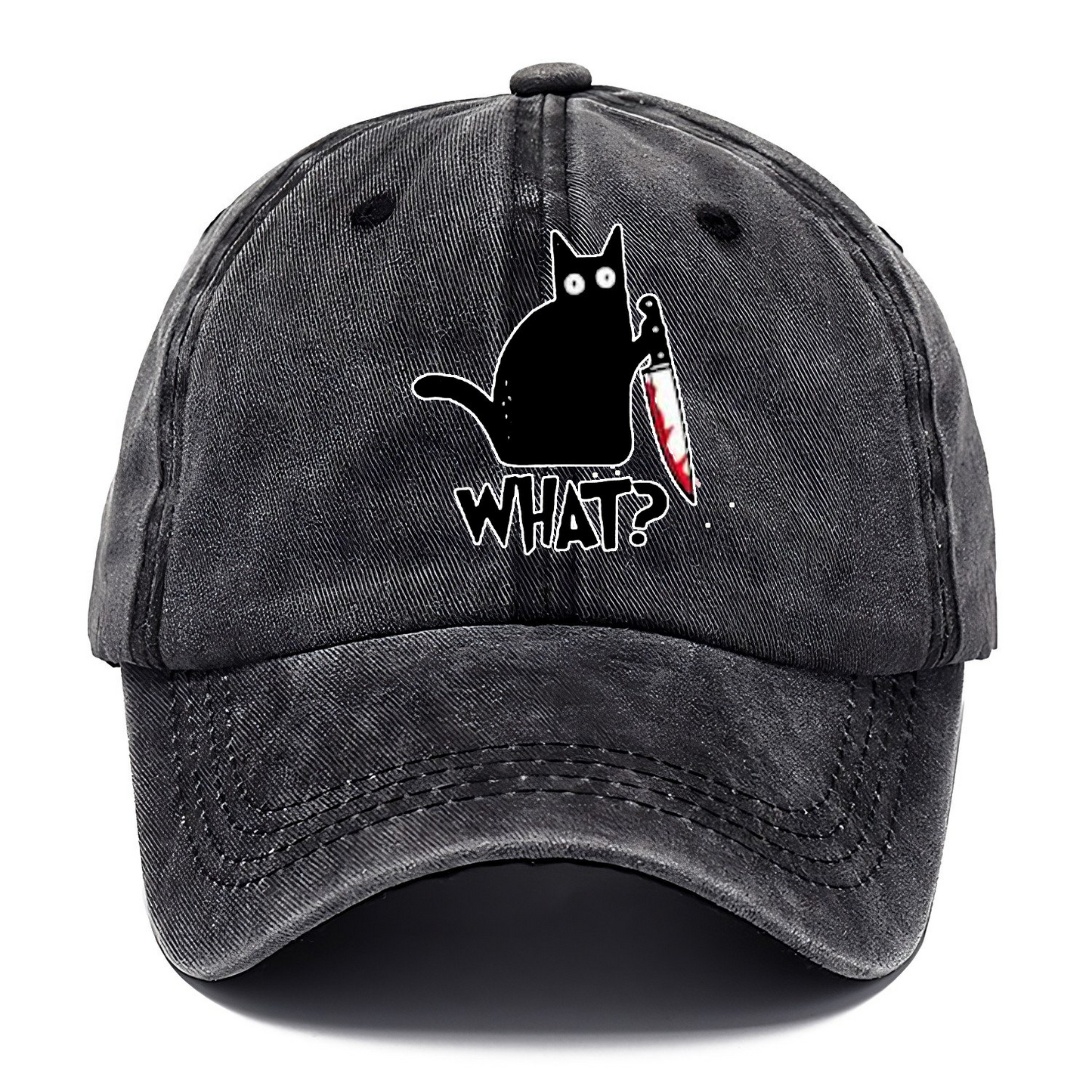 Black Cat What? Classic Cap
