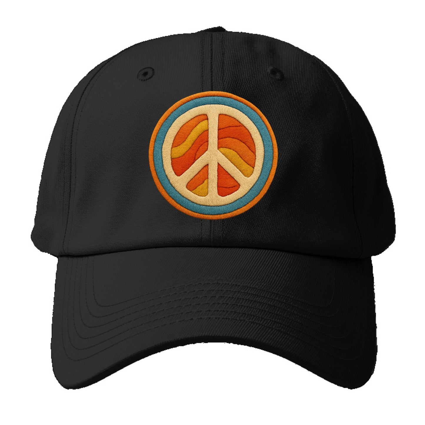 retro peace and harmony Hat