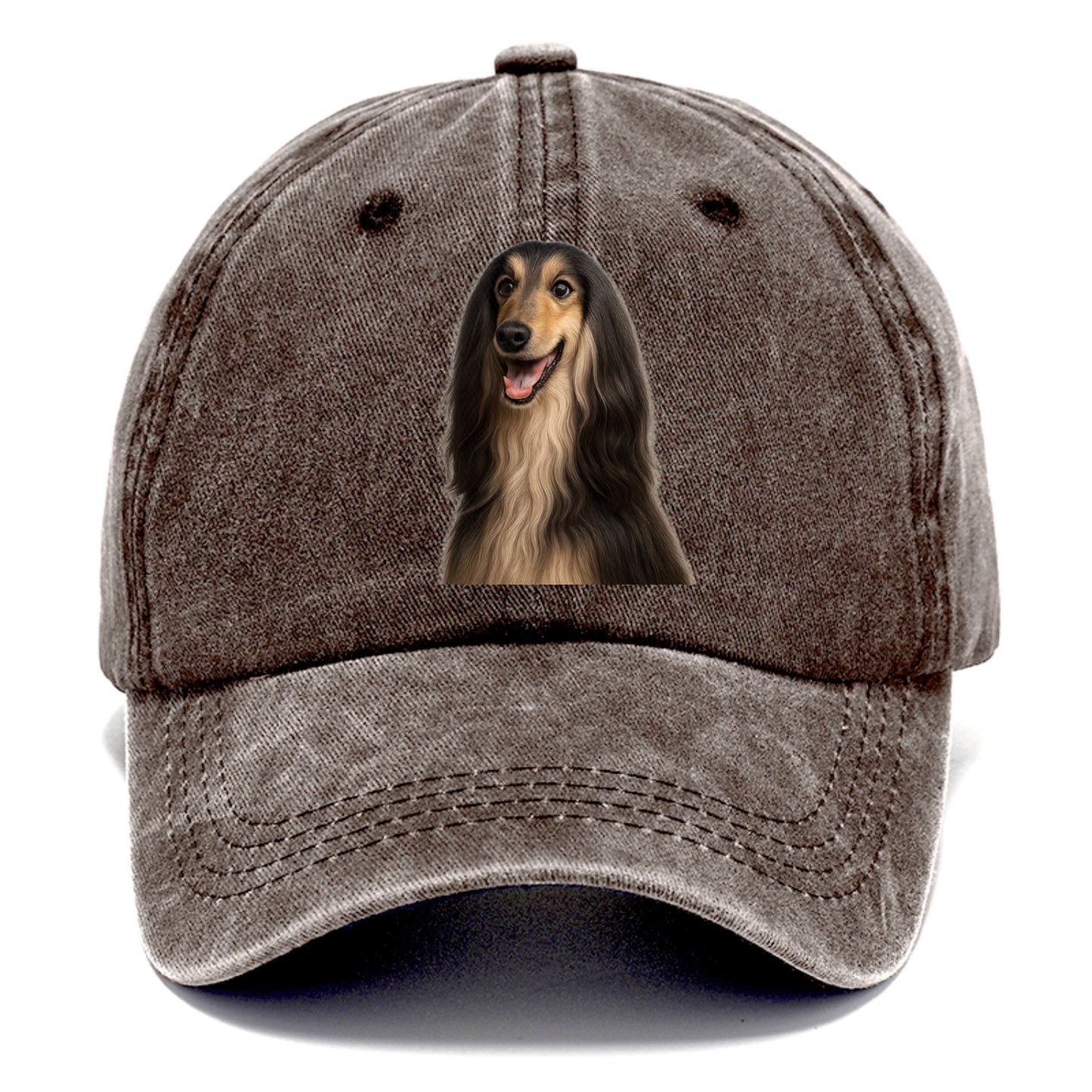 afghan hound portrait design Hat