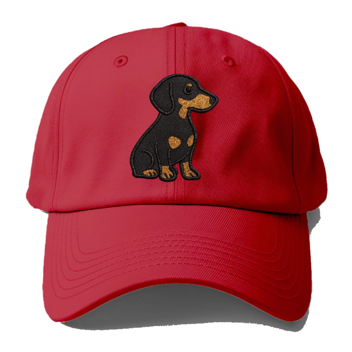 dachshund-black-and-tan-loyal-companion Hat