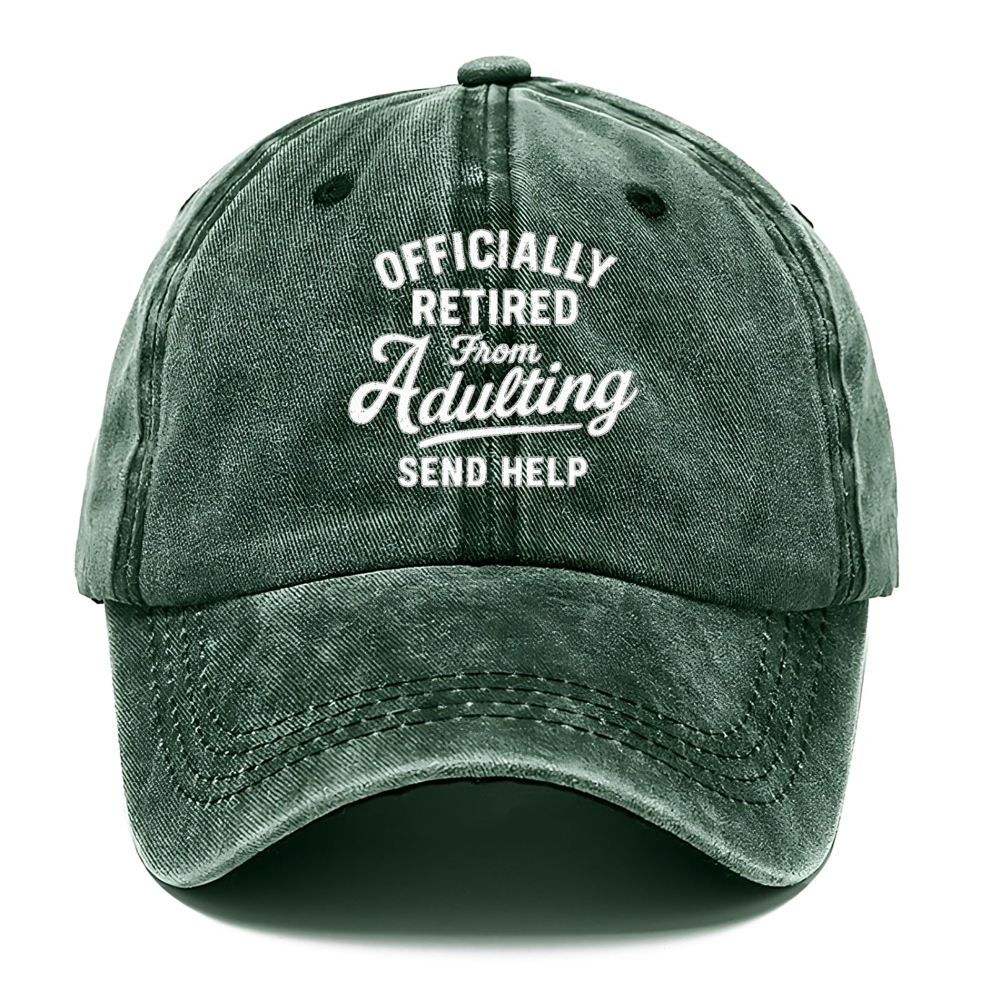 retired from adulting send help Hat