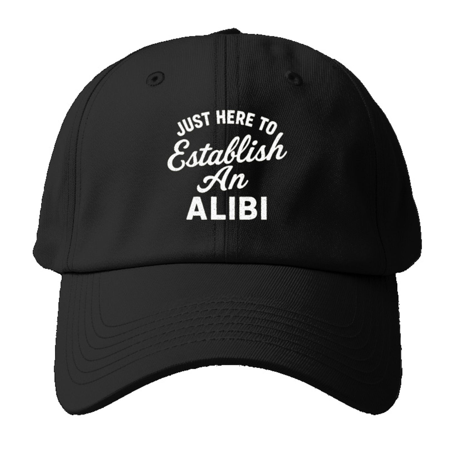 establishing an alibi hat design Hat
