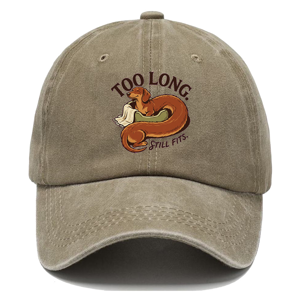 Too Long Dachshund Classic Cap